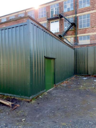 Used as cladding