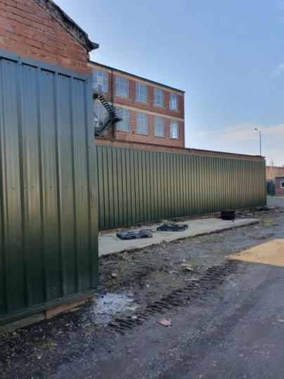 Used as cladding