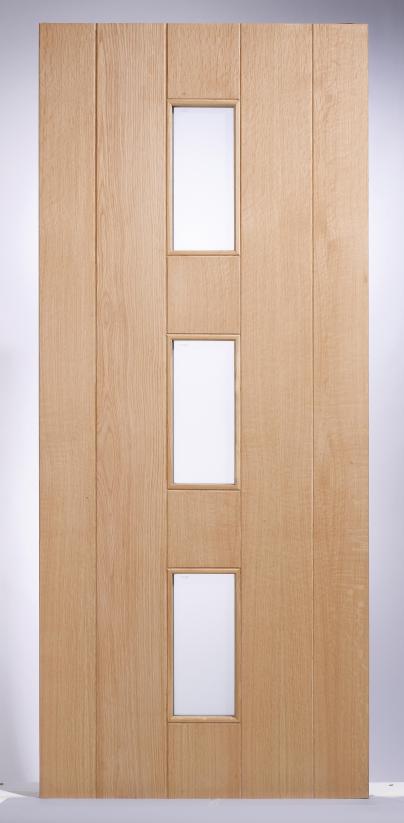 External Glazed Oak Door