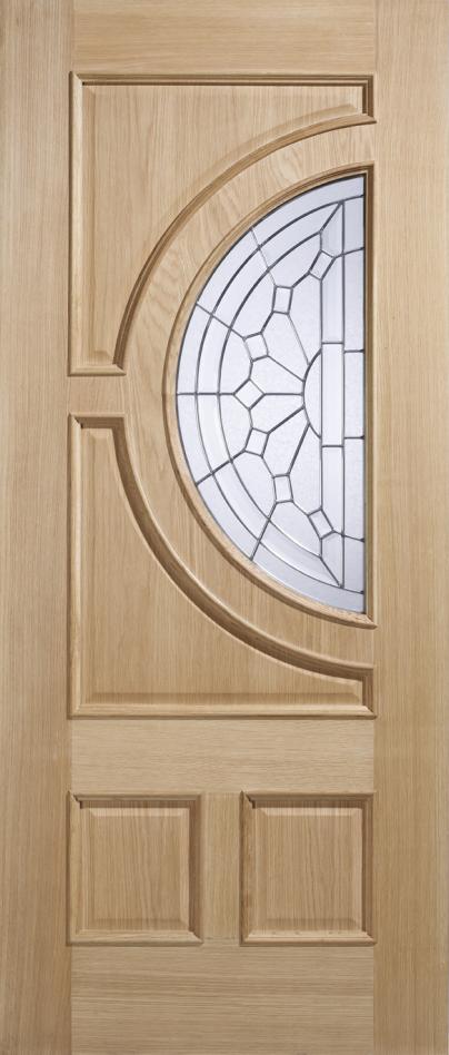 External Glazed Oak Door