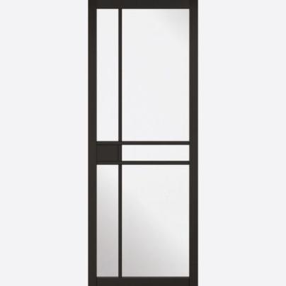 BLACK GRENWICJ GLAZED INTERNAL DOOR