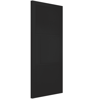 78X27 BLACK TRIBECA 3P SOLID INTERNAL DOOR
