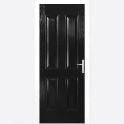 Black Composite Door Set