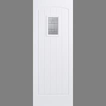 White GRP Door