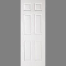 Textured 3 Panel White Moulded