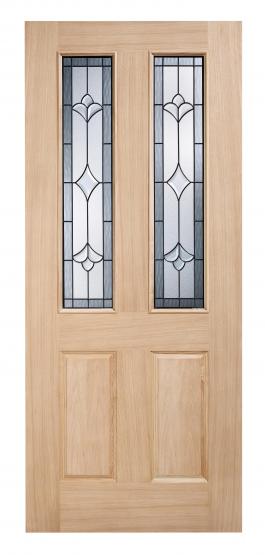 External Glazed Oak Door